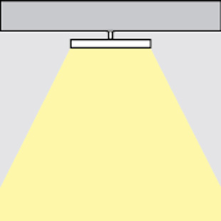high bay lighting fixtures - albus 1 led - beam angle