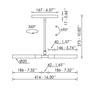 high bay lighting fixtures - albus 1 led - beam angle