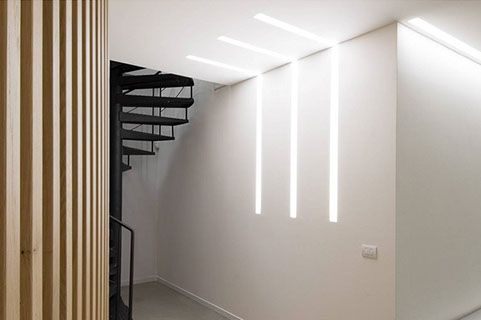 indoor concrete light fittings ceiling