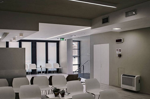 indoor concrete light fittings ceiling