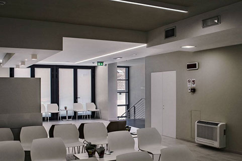 indoor concrete light fittings ceiling