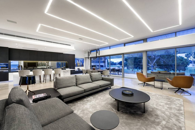 indoor concrete light fittings ceiling