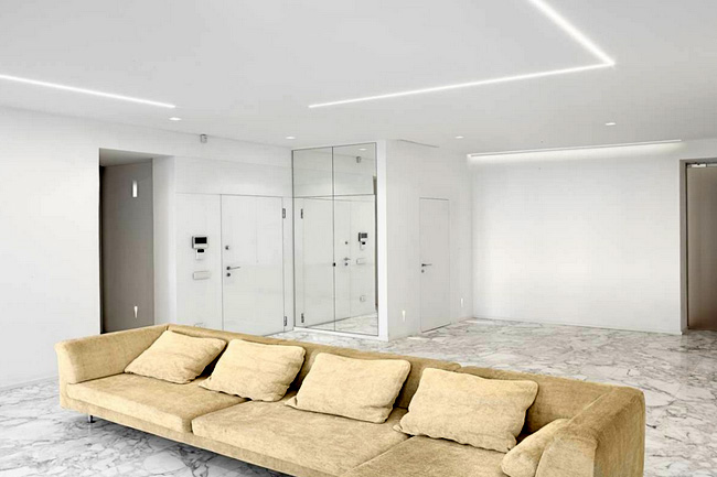 indoor concrete light fittings ceiling