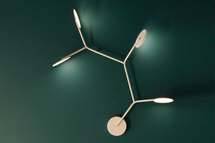 indoor concrete light fittings ceiling