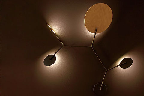 indoor concrete light fittings ceiling