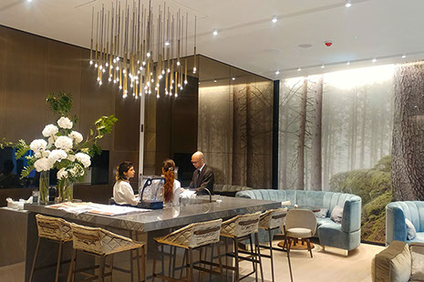 lighting project - meeting room, 25 savile row london