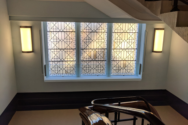 lighting project - wall fittings, the brassey institute, hastings