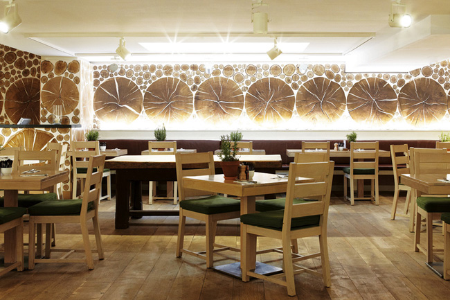 retail lighting project - spotlights, daylesford organics