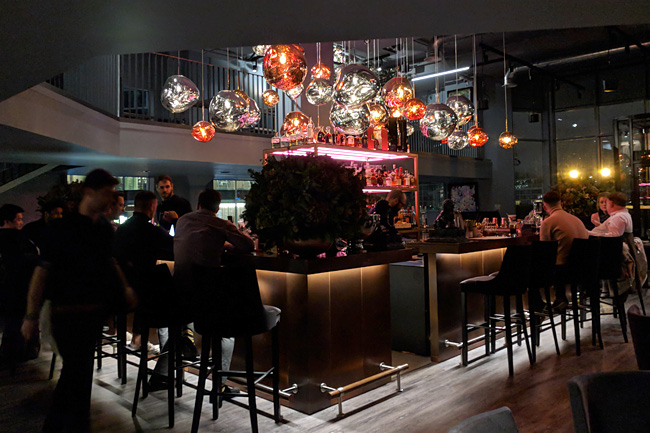 hospitality lighting project - recessed lighting, four degree, vauxhall, london