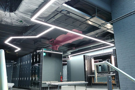 indoor concrete light fittings ceiling