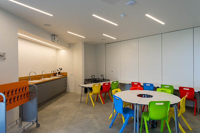 lighting project - meeting room, 25 savile row london