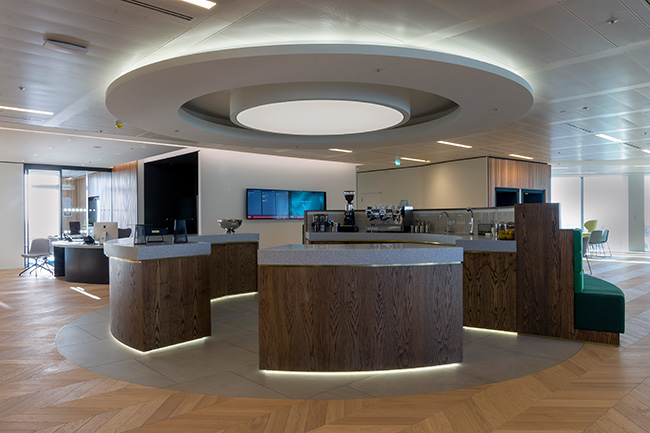 lighting project - meeting room, 25 savile row london