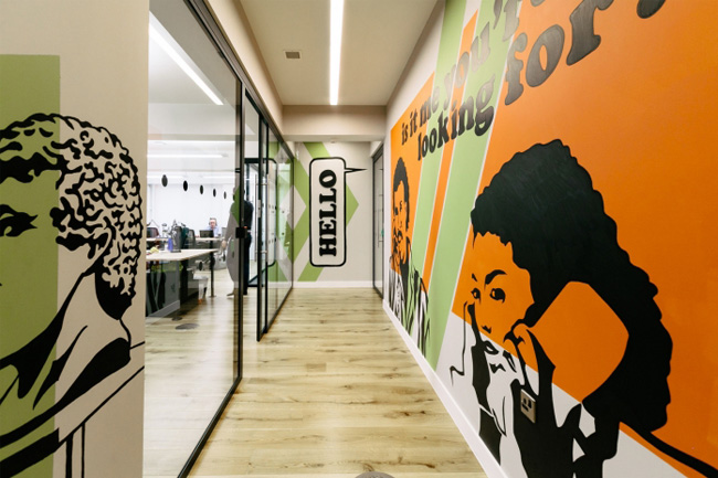 office lighting project - seamless lighting, we work, london